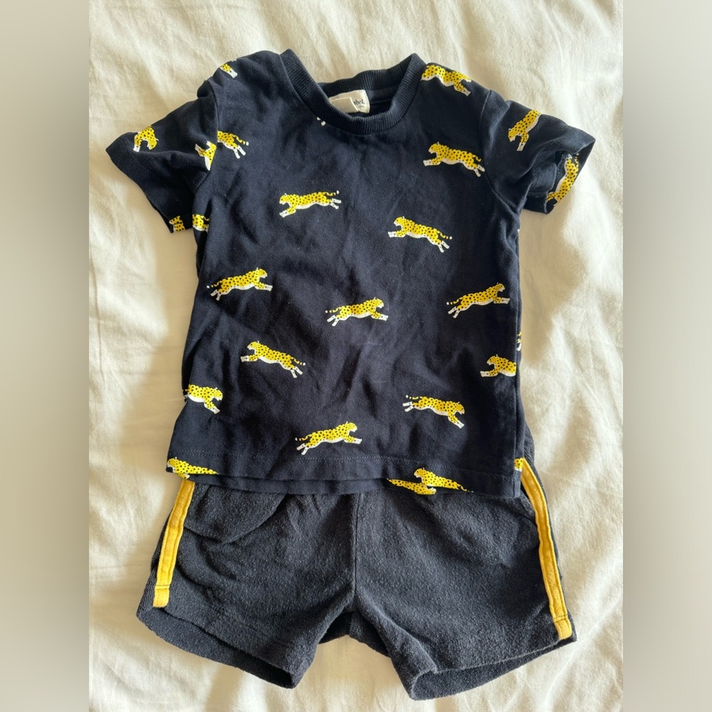 Miles the Label shorts and tee set, size 18 months
